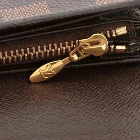 Authentic LOUIS VUITTON Portefeuille Sistina large Wallet Damier Ebene w/COA - Picture 13 of 15